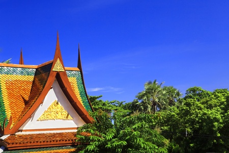 Roof of a Buddhist temple