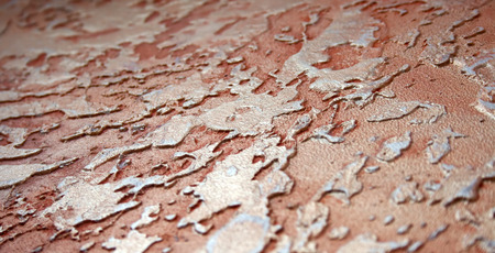 Structural plaster on the wall