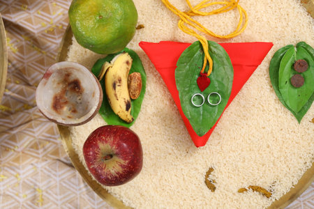 things to do at indian marriage eventの写真素材