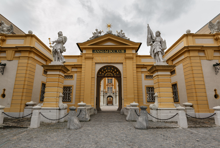Melk Abbey, main entrance. Lower Austria.の写真素材