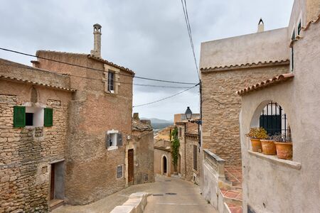 Medieval architecture of village Capdepera. Island Majorca, Spain.の写真素材