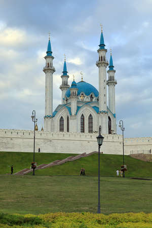 Kul Sharif Mosque in the Kazan Kremlin. Kazan, Republic of Tatarstan, Russiaのeditorial素材