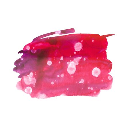 Watercolor red blot for background. Abstract Illustration wallpaper. Watercolor hand draw backgroundの写真素材