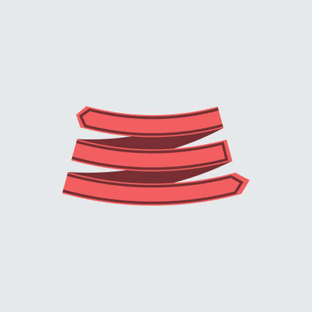 Ribbon vector illustration. You can use web app and other.のイラスト素材