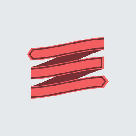 Ribbon vector illustration. You can use web app and other.のイラスト素材