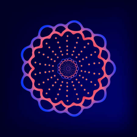 Mandala. Vintage decorative elements. Hand drawn background.