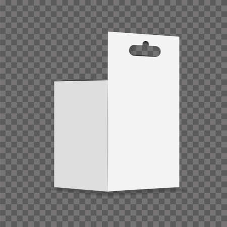White Cardboard Lunch Box vectorのイラスト素材