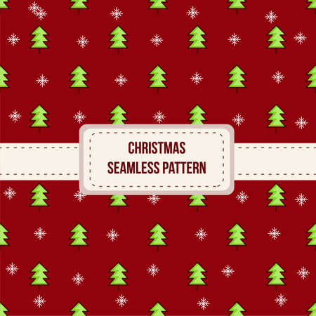 Different Christmas seamless patterns. Endless texture for wallpaper, web page background, wrapping paper and etc.のイラスト素材
