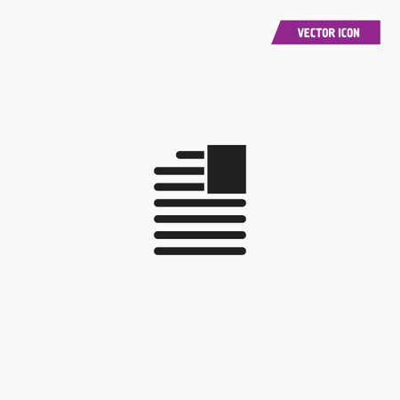 Word text add space, insert picture, text align icon. vector.のイラスト素材