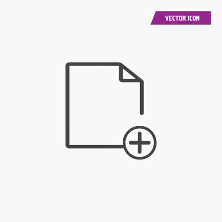 Document icon illustration isolated vector sign symbolのイラスト素材