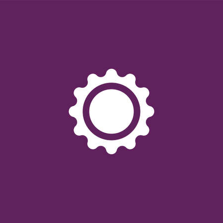 cogwheel icon illustration isolated vector sign symbolのイラスト素材