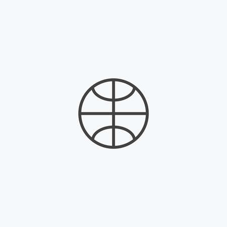 basketball icon vector, can be used for web and mobile designのイラスト素材