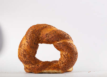 Bagel on table