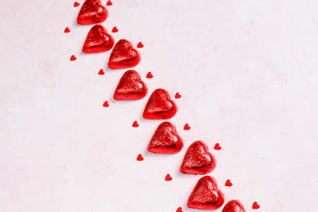 Valentines day background, Valentines day card with roses,top view