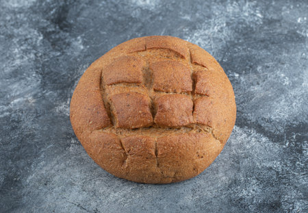 Photo of freshly baked rye bread