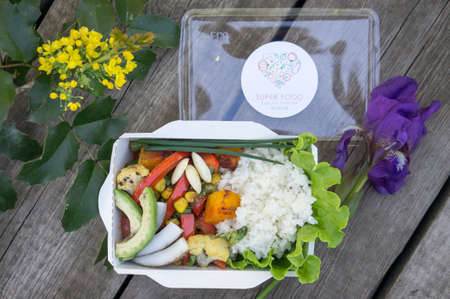 Vegetarian Food healthy food deliciousの写真素材