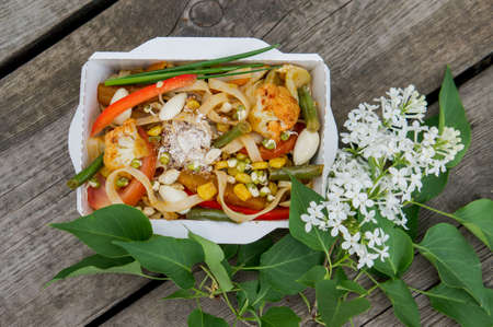 Vegetarian Food healthy food deliciousの写真素材