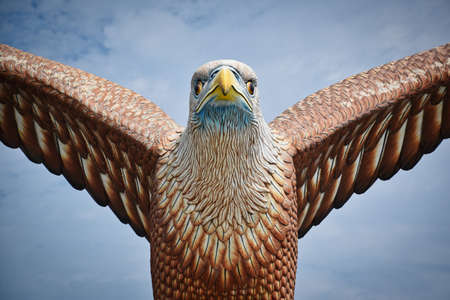 Langkawi, Malaysia 08.12.2019: Eagle Square or Dataran Lang is one of Langkawiâ€™s best known...
