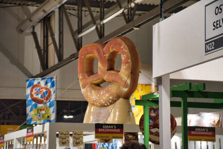 Milano, Italy 12.01.2019: Artigiano in Fiera, a unique fair to buy, see, touch hand-crafted creations, try the best international cuisine from all over the world. Unique, original, the highest qualityのeditorial素材
