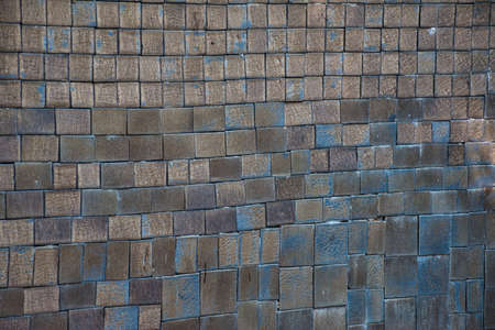 Amazing beautiful ceramic patterns, motifs rich in wonderful colors and shapes in the garden of the...
