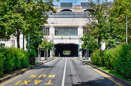 Milan, Italy 08.08.2020: Cityscape pictures of Milanのeditorial素材