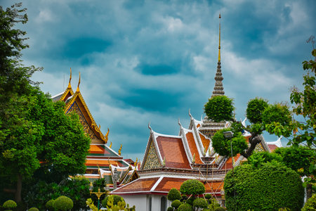 Bangkok, Thailand 08.20.2019 Temple of Dawn, Wat Arun is a buddhist temple and derives its name from...
