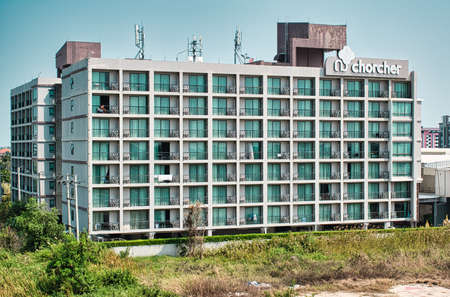 Bangkok, Thailand 03.26.2021 The 4-star Chor Cher - The Green Residence Alternative State Quarantine Hotel in Samut Prakanのeditorial素材