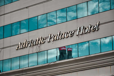 Bangkok, Thailand 12.03.2021 Adriatic Palace Hotel in central Bangkok