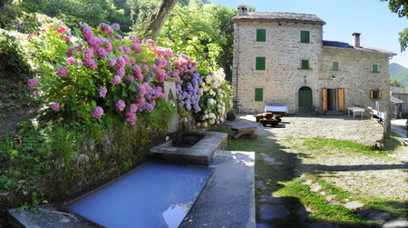 Tresana is an ancient stone village on the slopes of the Apennine mountains in Emilia (Italy).のeditorial素材