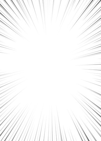 Manga radial speed lines for comic effect frame or splash and explosion.のイラスト素材