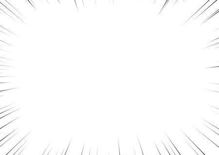 Manga focus speed lines for comic effect vector background illustrationのイラスト素材