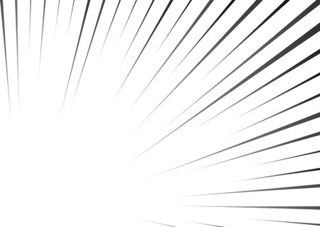 Manga focus speed lines for corner comic effect.のイラスト素材