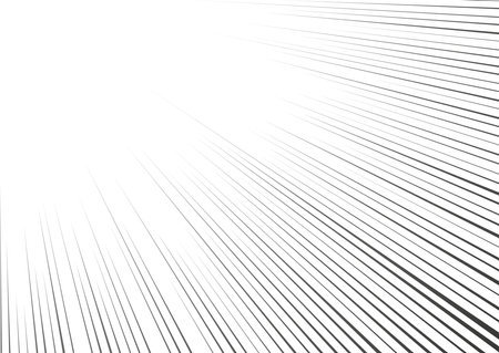 Manga focus speed lines for corner comic effect.のイラスト素材