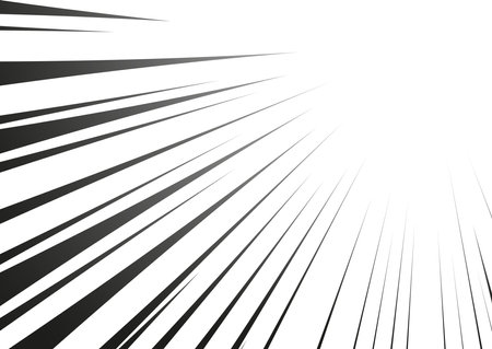 Manga focus speed lines for corner comic effect.のイラスト素材