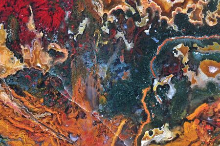 Agate with natural colors, polished cutの写真素材