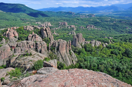Bulgaria, Belogradchik, natural phenomenonの写真素材