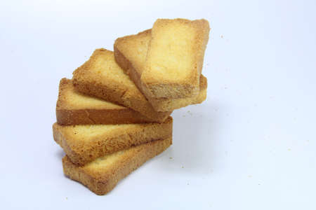 Slices of toast bread