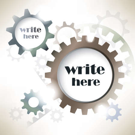 mechanical, gear vector backgroundのイラスト素材