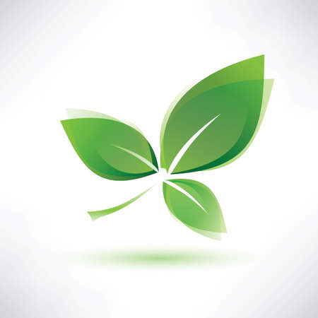 green leaf, eco conceptのイラスト素材