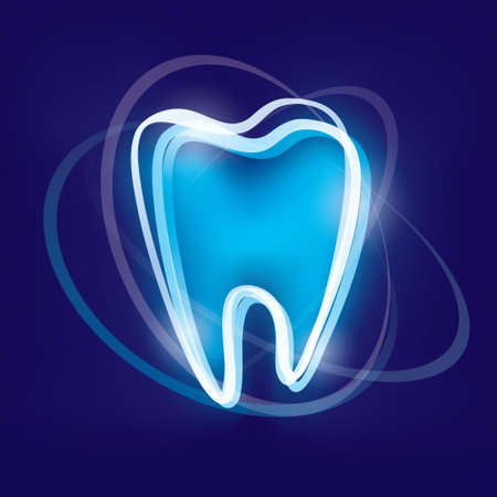 tooth protection abstractのイラスト素材