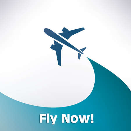airplane icon, vector backgroundのイラスト素材