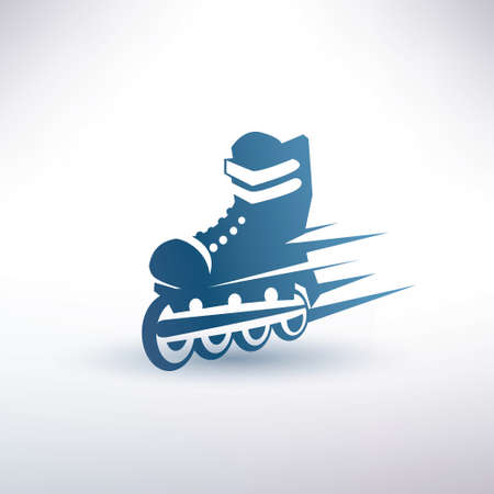 roller skates symbolのイラスト素材