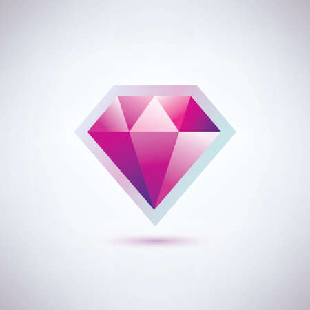 diamond iconのイラスト素材