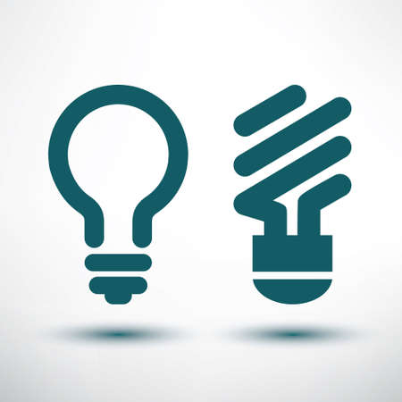 light bulb icons setのイラスト素材