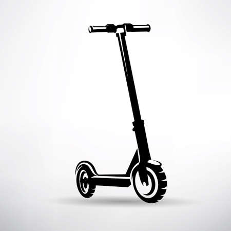 electric scooter vector symbolのイラスト素材