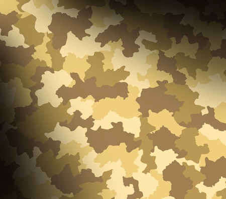 Desert camouflage pattern texture lit diagonallyの写真素材