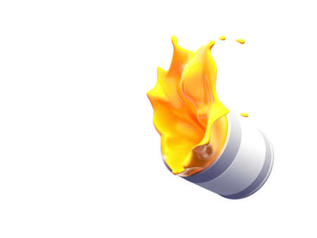 Splash of paintの写真素材