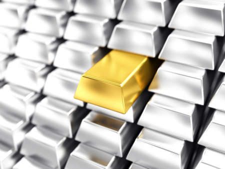 Gold barの写真素材