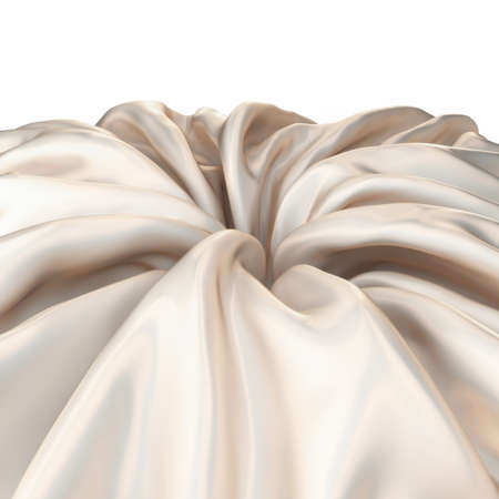 Abstract silk background. 3d render illustrationの写真素材