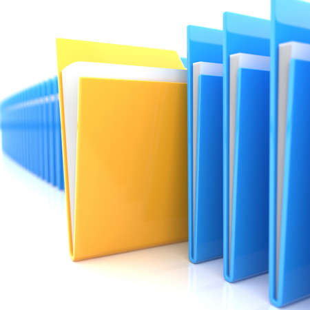 Unique folder icon on a white background